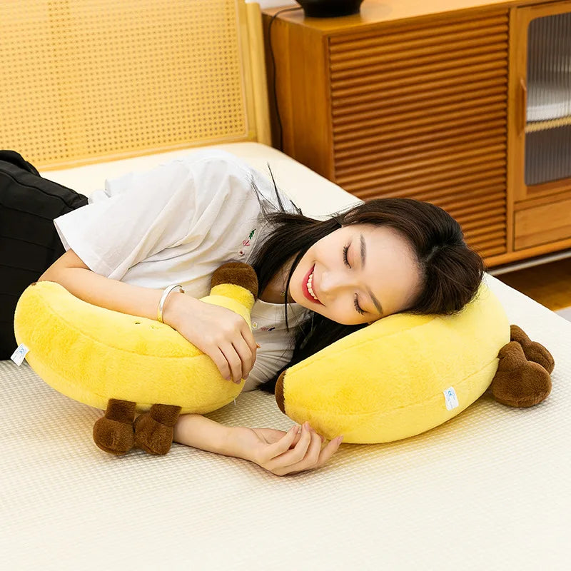 Long-Legged Banana Plush Doll | Funny Fruit Pillow Toy — image 3