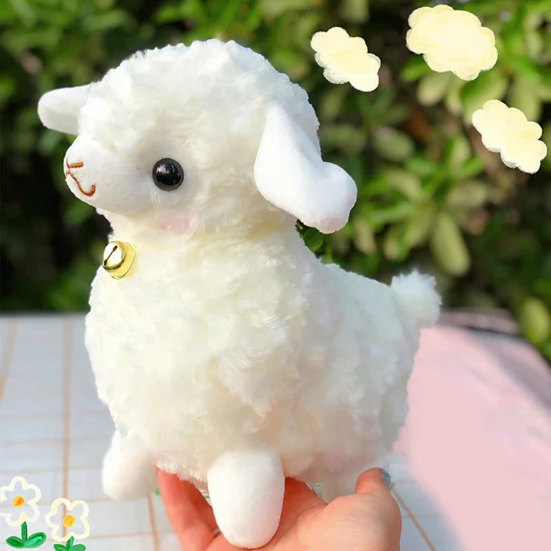 Farmyard Lamb Stuffed Animal with Bell, 9" | 23 cm — image 3
