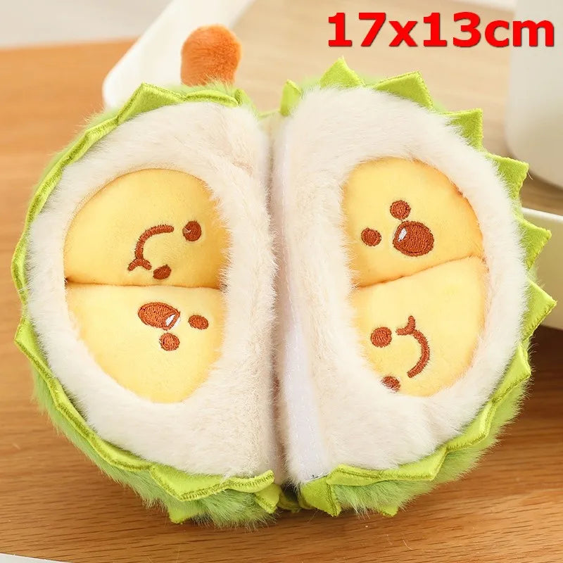 Tearable Durian Plushie | Detachable Stress-Relief Stuffed Fruit Toy — image 12