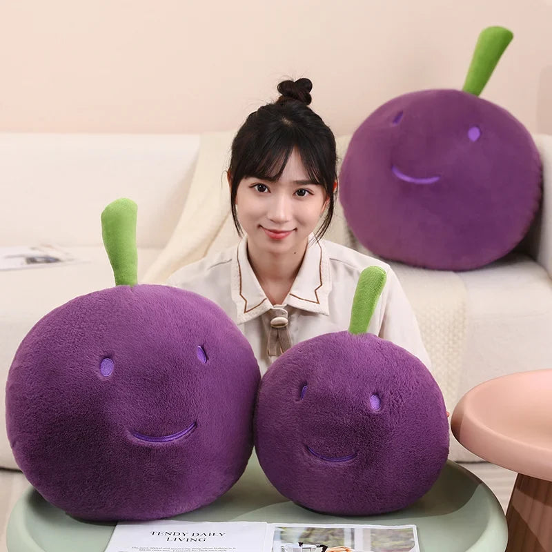 Grape Cluster Plush Toy | Cute Stuffed Fruit Plushie — image 5