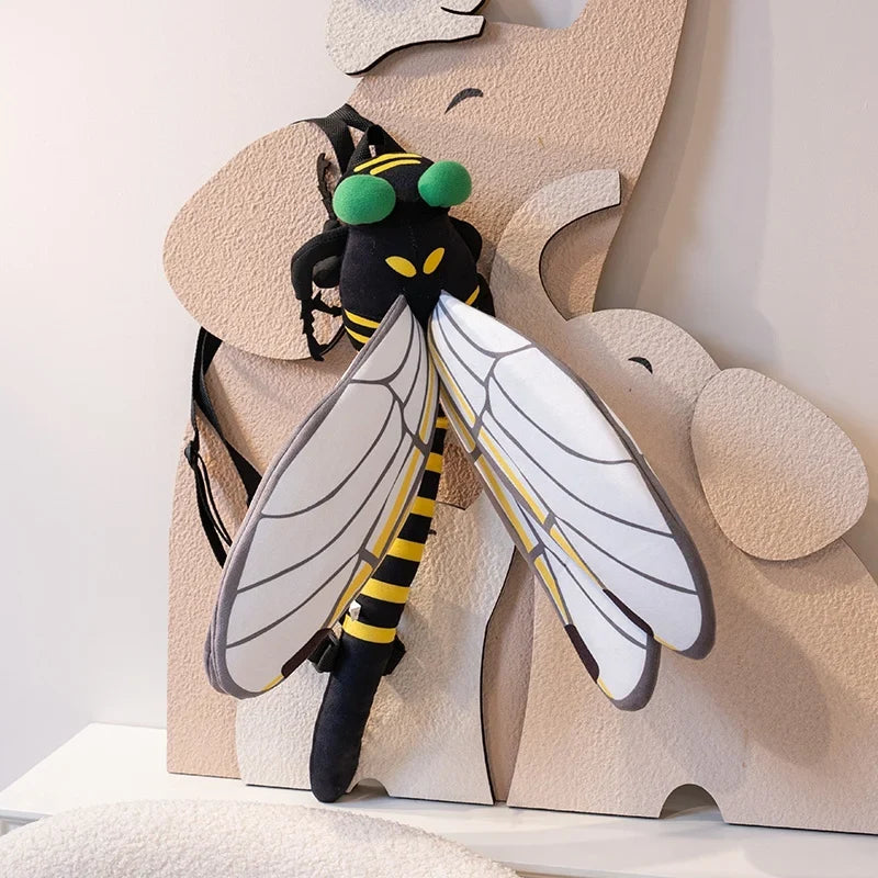 Praying Mantis and Mystic Dragonfly Plush Backpack — image 13