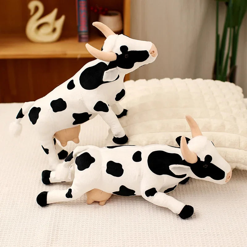Standing Cow Plush | Poseable Farm Animal Doll, 15" | 38 cm — image 5