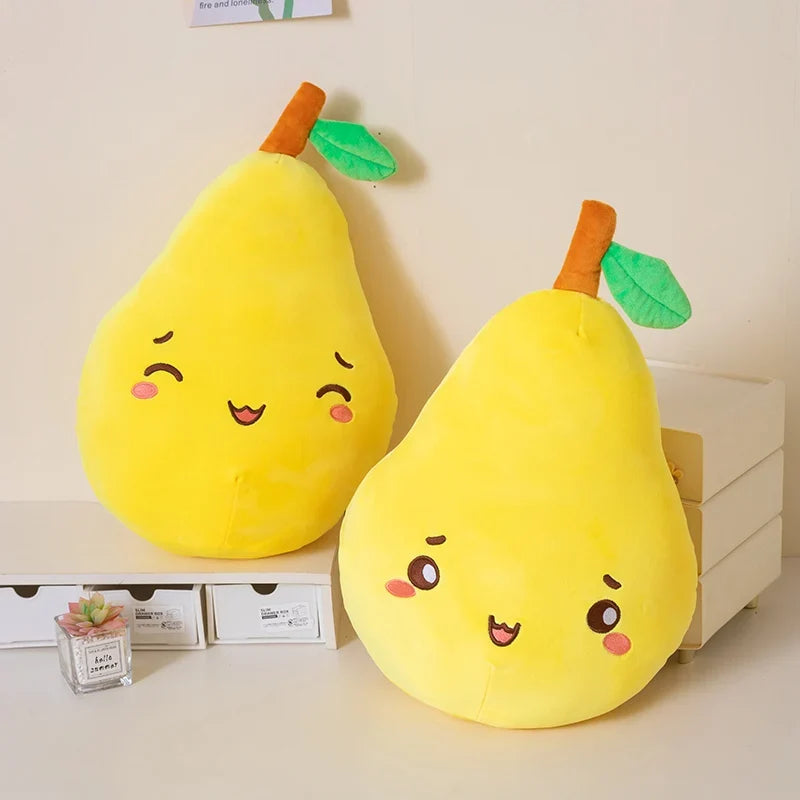 Pear Plush Toy - Soft Stuffed Fruit Doll, 10-18" | 25-45 cm — image 2