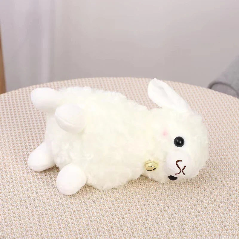 Farmyard Lamb Stuffed Animal with Bell, 9" | 23 cm — image 6
