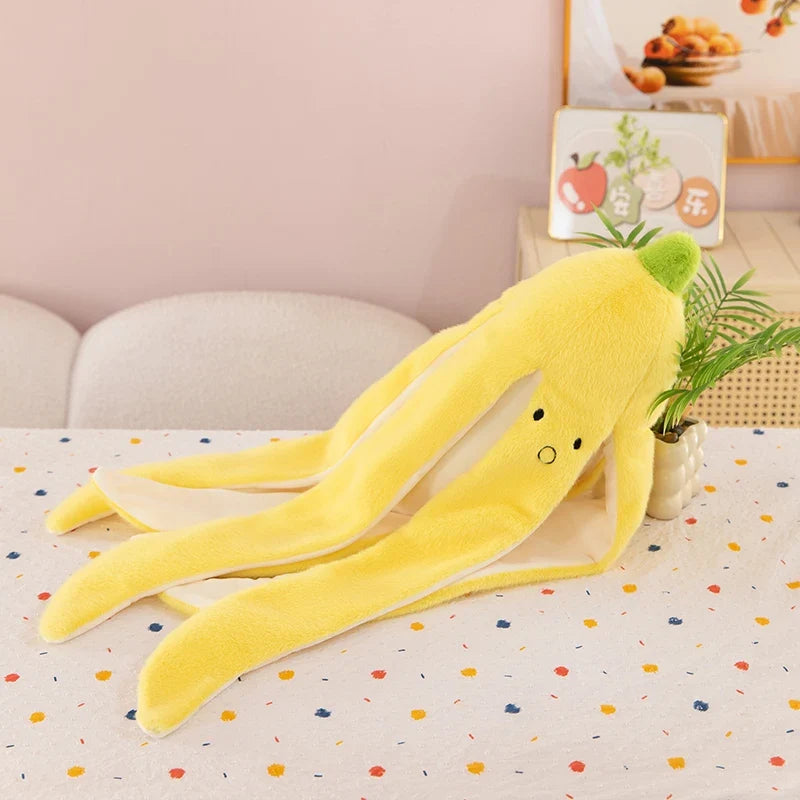 Cute Banana Peel Plush Toy | Funny Slipping Banana Stuffed Animal — image 4