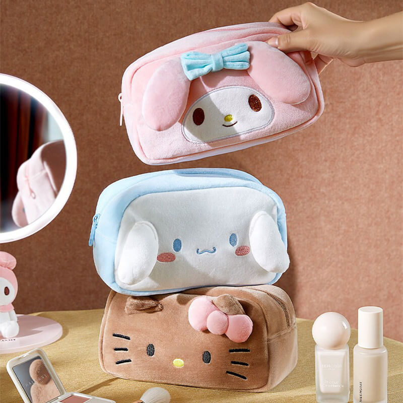 Sanrio Flocking Makeup Bag Pen Case — image 3