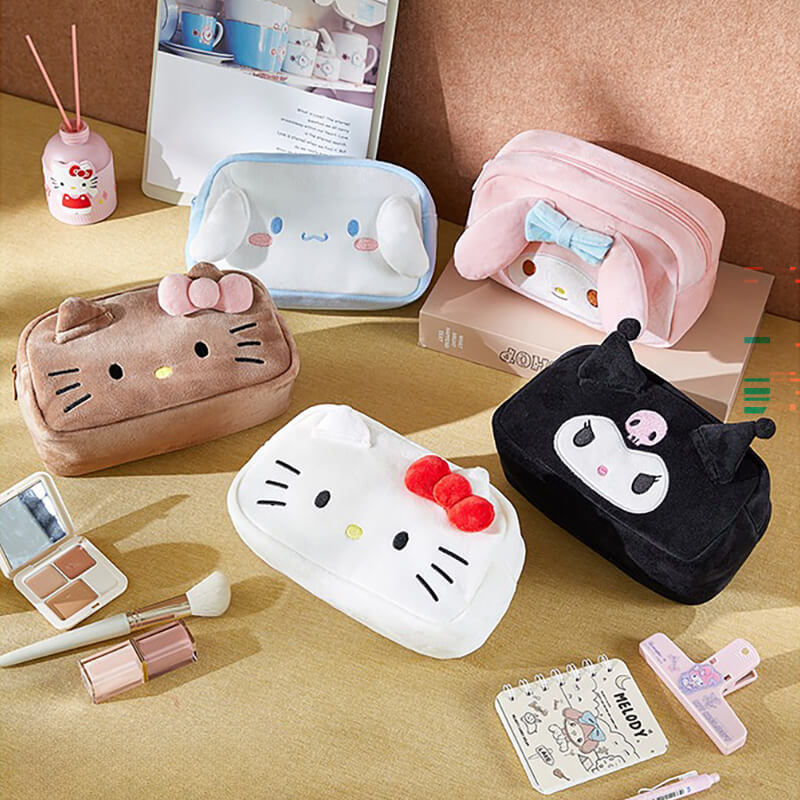 Sanrio Flocking Makeup Bag Pen Case — image 2