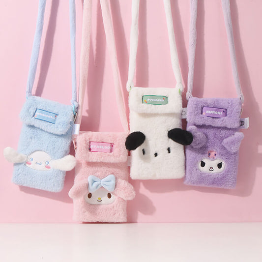 Sanrio 3D Ears Plush Phone Crossbody Pouch — image 1