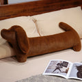 Long Snuggle Dachshund Sausage Dog Plushie — image 12