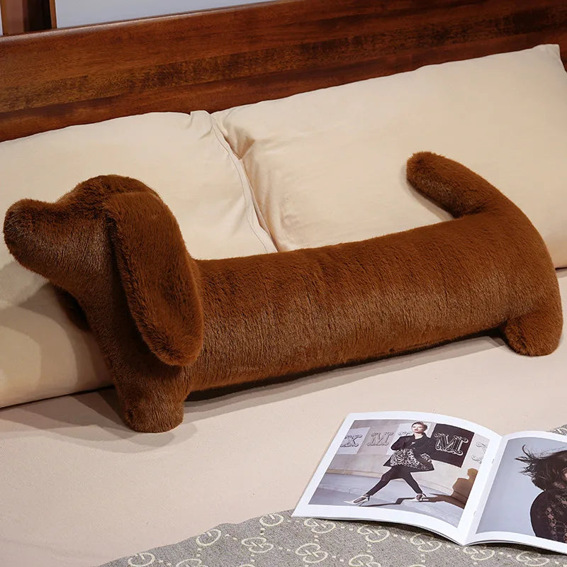 Long Snuggle Dachshund Sausage Dog Plushie — image 12