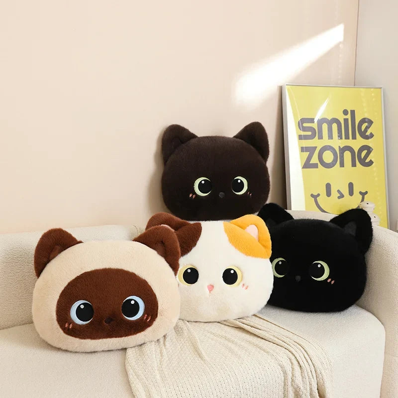 Kawaii Fluffy Cat Plush Pillows — image 7
