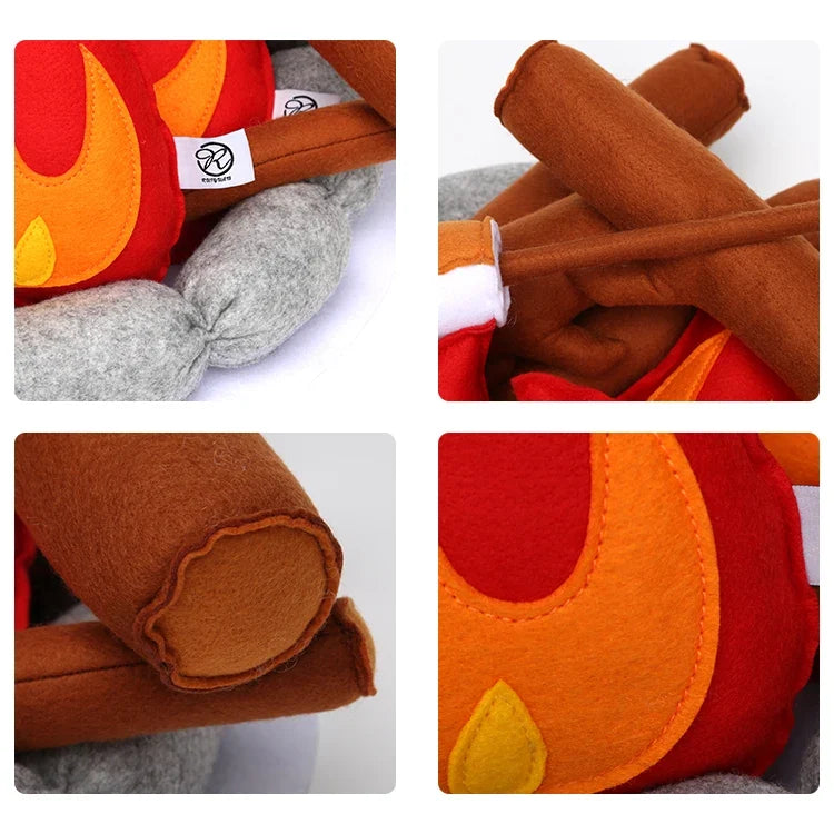 Plushie S'mores Campfire Play Set, 16" | 40 cm — image 4