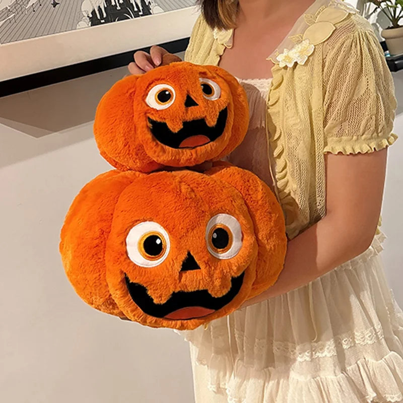 Halloween Jack-O-Lantern Plush Toy - Cute Pumpkin Doll, 10-14" | 25-35 cm — image 6