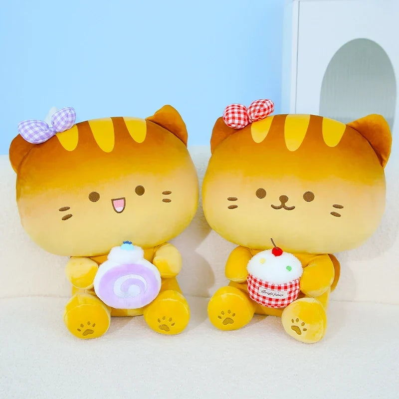 Bread Kitten Plush Pillow - Soft Cat-in-Bread Cushion, 16" | 40 cm — image 3