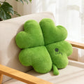 Four-Leaf Clover Plush Pillow – Lucky Green Cushion, 16" | 40 cm — image 6