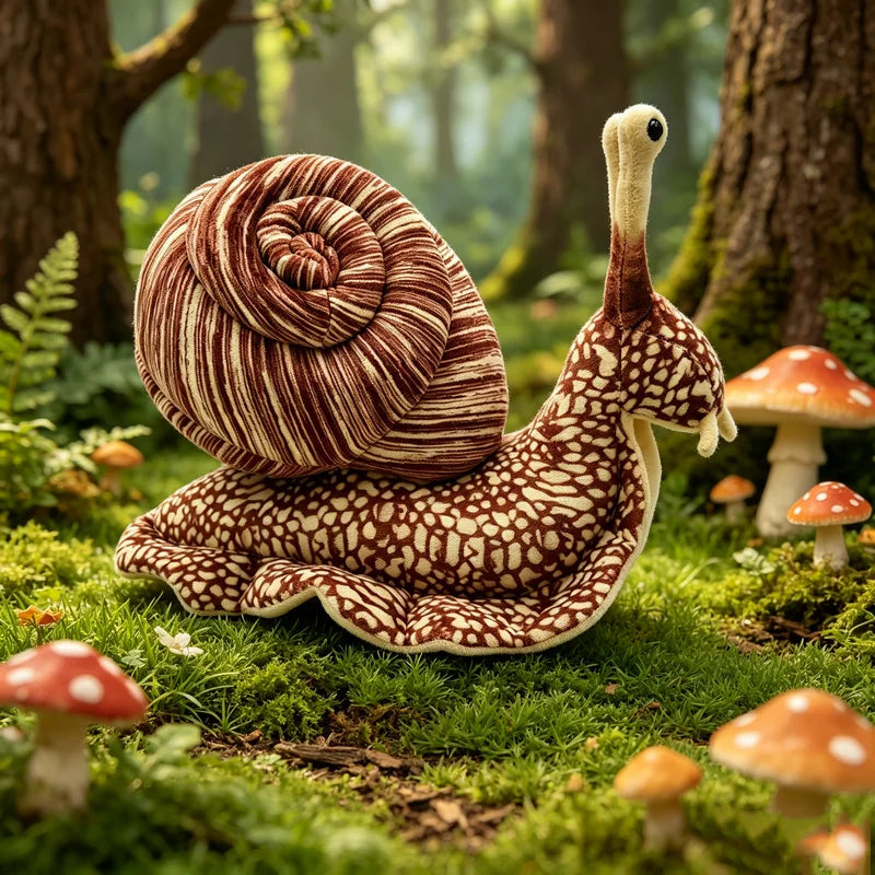 Realistic Snail Plush Toy, 15" | 38 cm — image 1