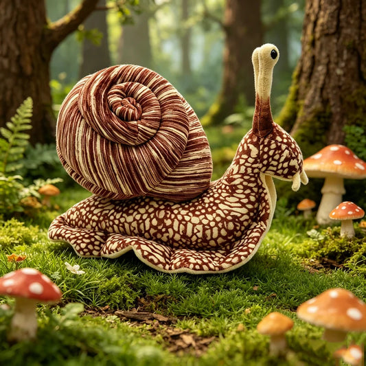 Realistic Snail Plush Toy, 15" | 38 cm — image 1