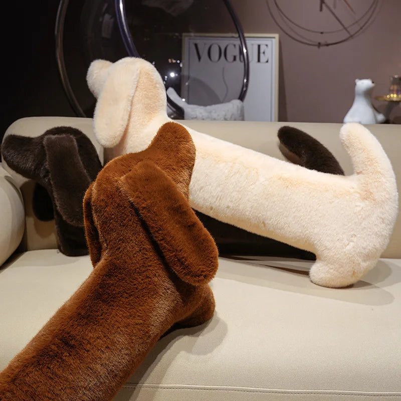 Long Snuggle Dachshund Sausage Dog Plushie — image 8