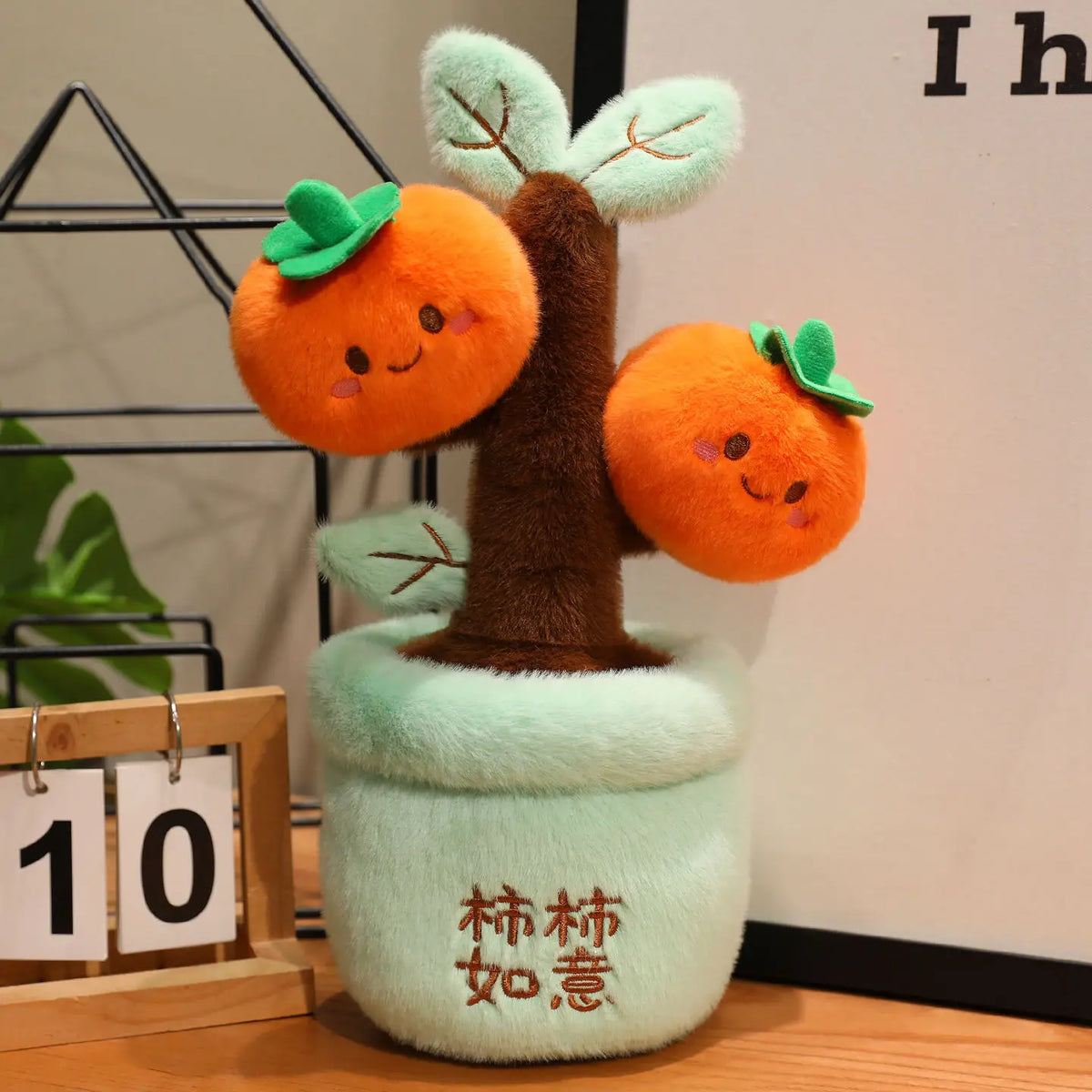Oranges & Bamboo Potted Plant Decoration | Faux Fruit Plant Décor — image 4