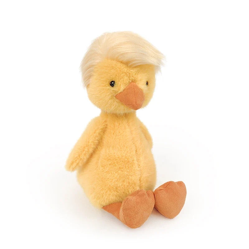 Duck Plush Toy - Soft Funny Hairstyle Duckie, 10" | 26 cm — image 2