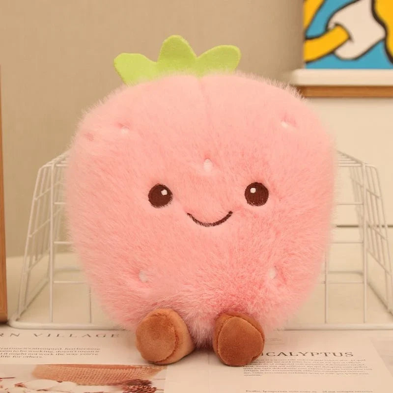 Soft Fruit Plush Toy Set | Pineapple, Strawberry & Watermelon, 22 cm — image 5