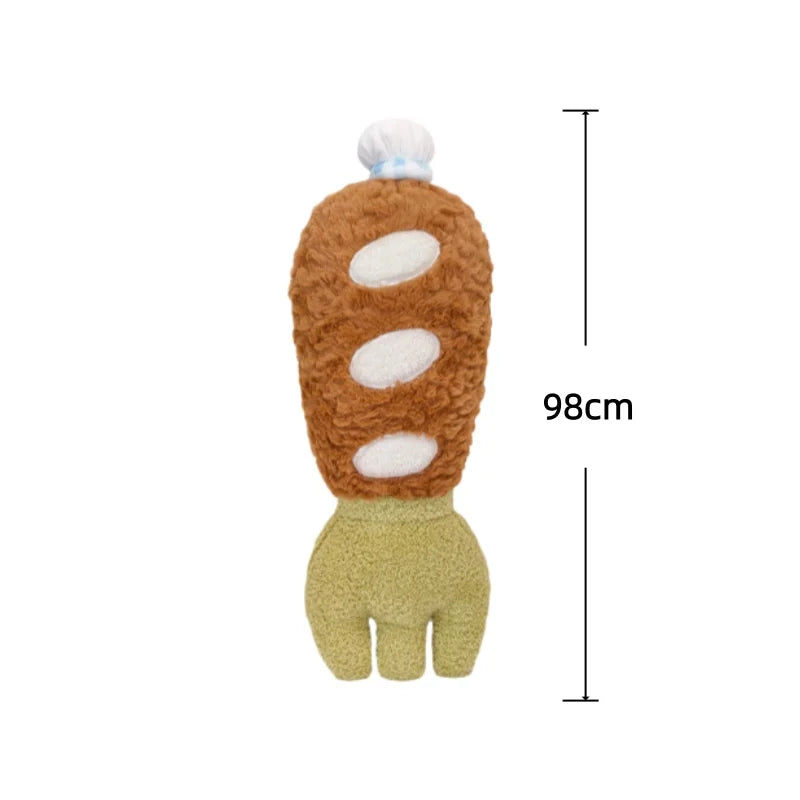 Fried Shrimp Fork Plush Pillow - Long Soft Snack, 22-39" | 56-100 cm — image 10
