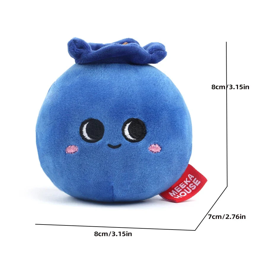 Mini Blueberry Plush Toy - Tiny Soft Fruit Doll, 3" | 8 cm — image 6