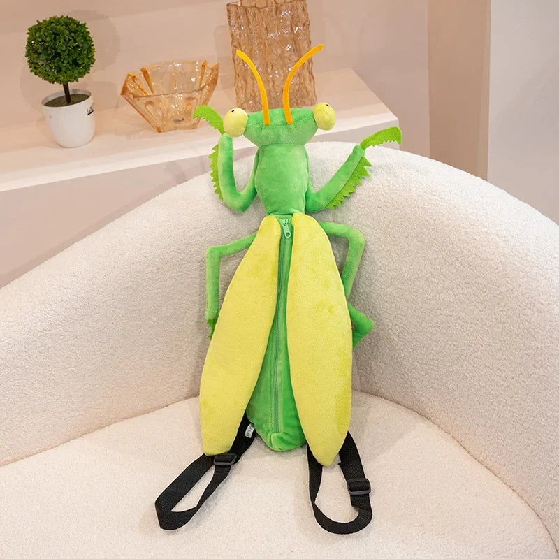 Praying Mantis and Mystic Dragonfly Plush Backpack — image 19