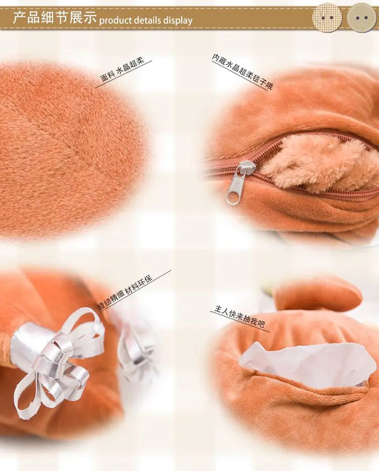 Plushie Novelty Roasted Turkey Tissue Dispenser or Pillow — image 5