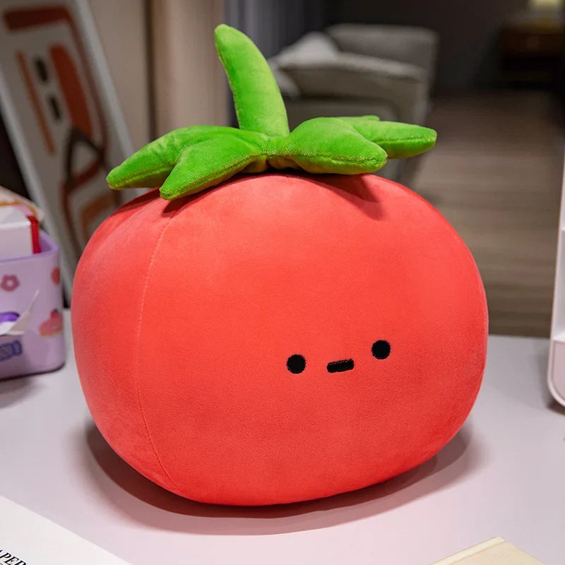 Cheerful Cartoon Fruit & Veggie Plushies, Many Varieties — image 12