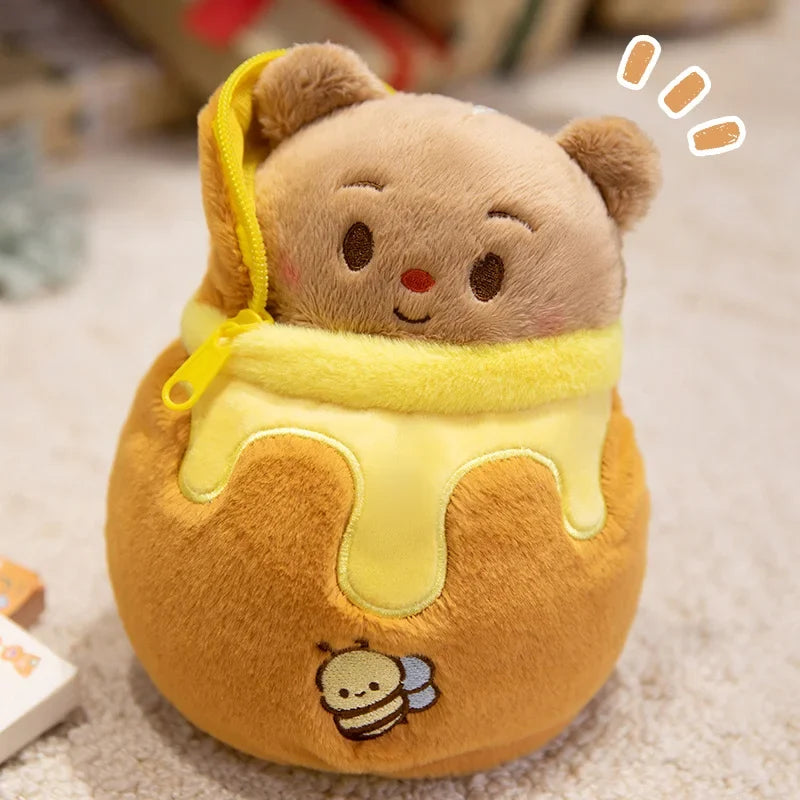 Honey Jar Bear Plush Doll | Stuffed Bear in Honey Pot, 7\ | 18 cm" — image 6