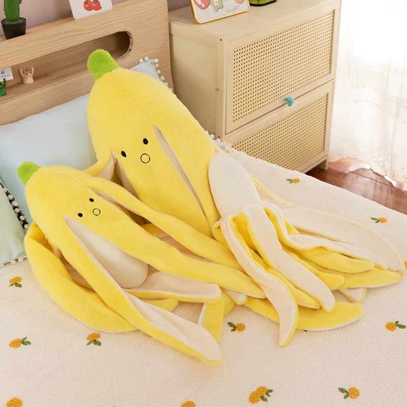 Cute Banana Peel Plush Toy | Funny Slipping Banana Stuffed Animal — image 5