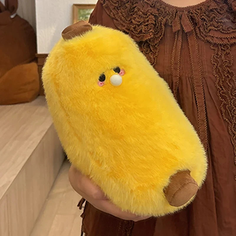 Banana Plush Toy - Chubby Soft Fruit Pillow, 12" | 30 cm — image 3
