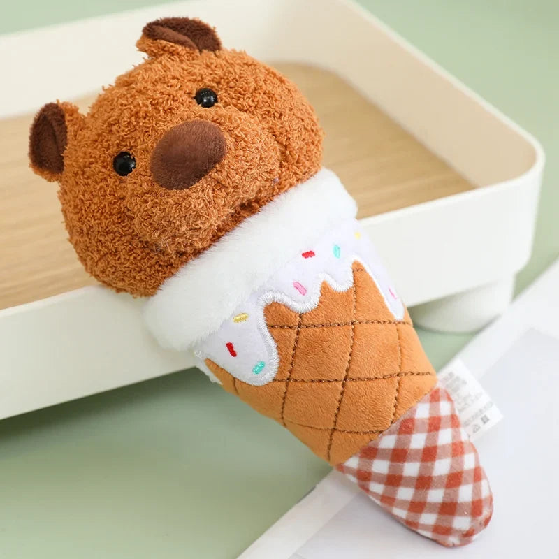 Ice Cream Cone Plush Toy - Soft Animal Cone Doll, 7" | 18 cm — image 8