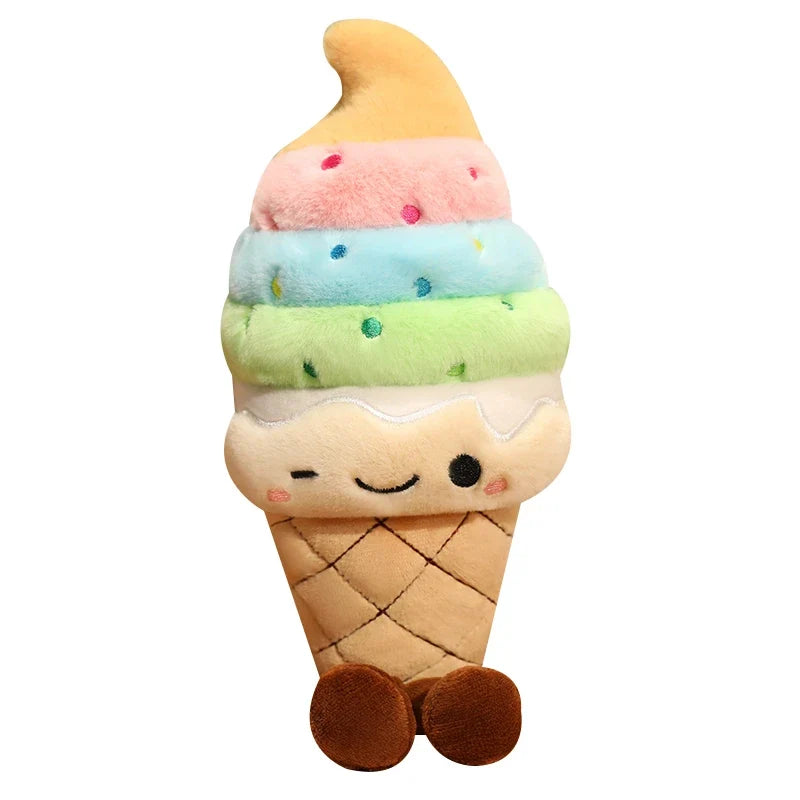 Ice Cream Cone Plush Toy | Stuffed Dessert Pillow, Multiple Flavors — image 7