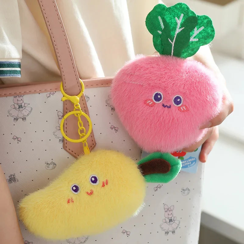 Simulation Fruits & Vegetables Plush Pendant Set | 18 Styles, 9 cm Each — image 5