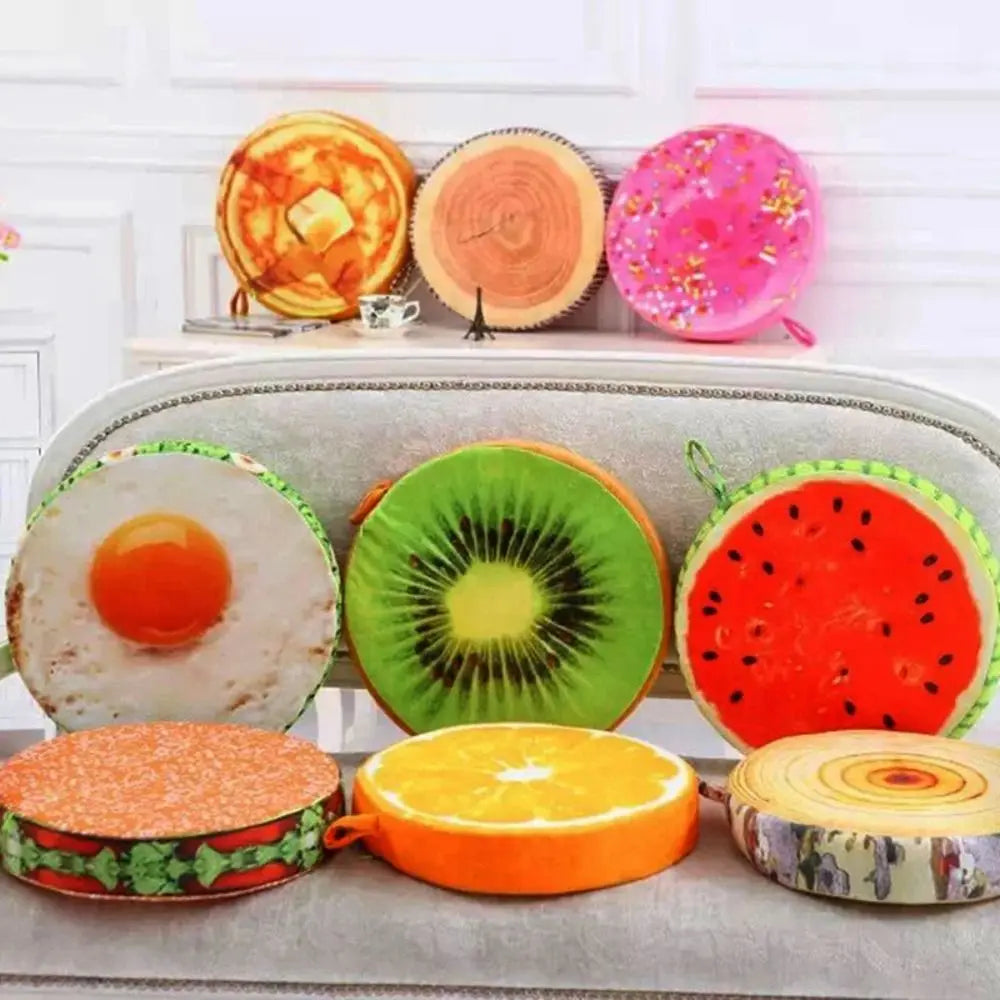 Sliced Fruit Seat Cushion Plushies, Six Styles, 13" | 32 cm — image 3