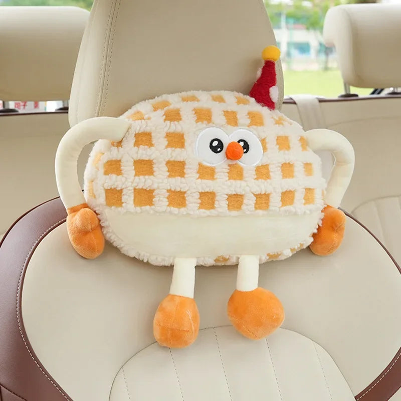 Birthday Waffle Cushion Plushie for Head/Lumbar Support, 14-20" | 35-50 cm — image 6