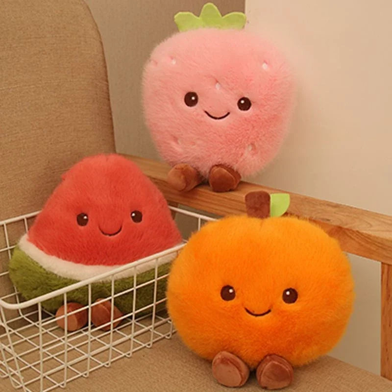 Soft Fruit Plush Toy Set | Pineapple, Strawberry & Watermelon, 22 cm — image 1