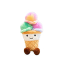 Ice Cream Scoop Plush Toy - Smiling Cone with Legs, 4-12" | 11-30 cm — image 7