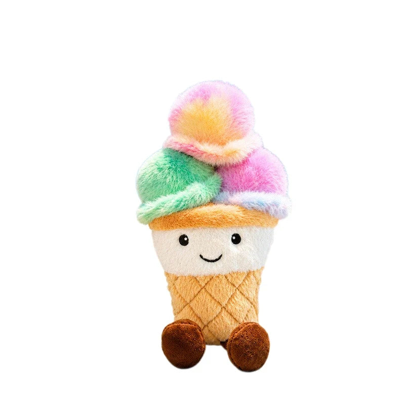 Ice Cream Scoop Plush Toy - Smiling Cone with Legs, 4-12" | 11-30 cm — image 7