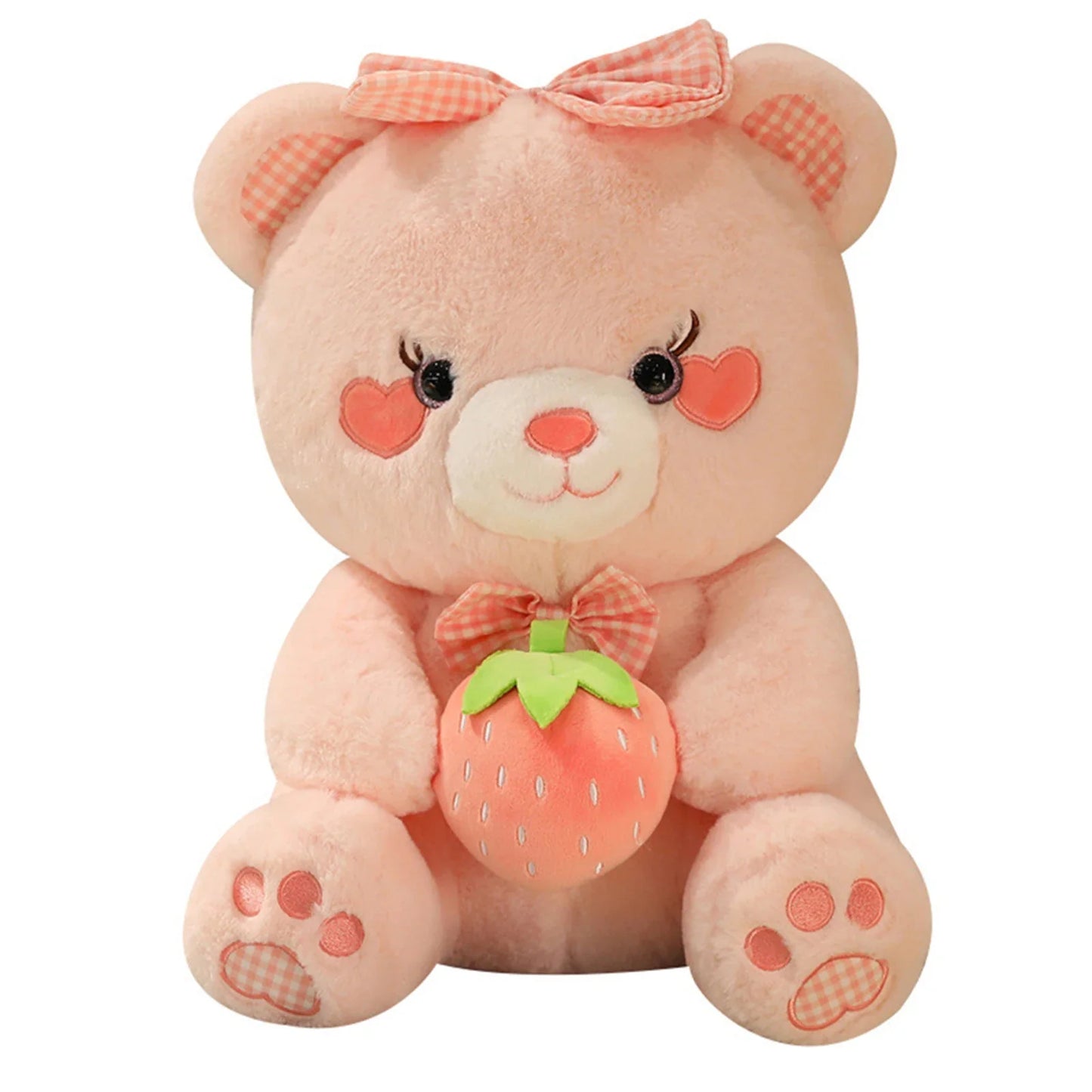 Strawberry Bear Stuffed Animal, 14-18" | 35-45 cm — image 1
