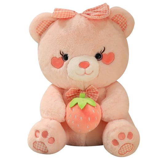 Strawberry Bear Stuffed Animal, 14-18" | 35-45 cm — image 1