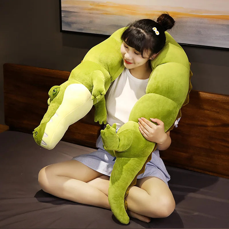 Jumbo Crocodile Plushie: Three Colors, 2.6-5.9 ft | 80-180 cm — image 3
