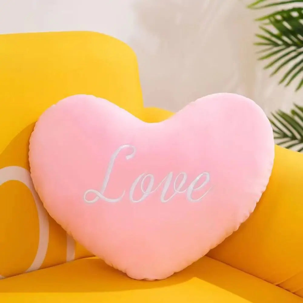 Plush Conversation Heart Throw Pillow — image 6