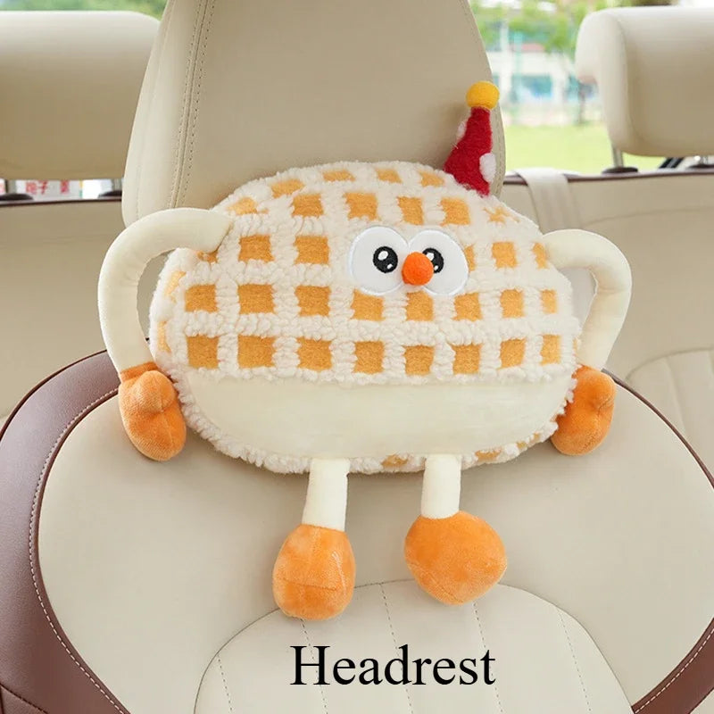 Birthday Waffle Cushion Plushie for Head/Lumbar Support, 14-20" | 35-50 cm — image 13
