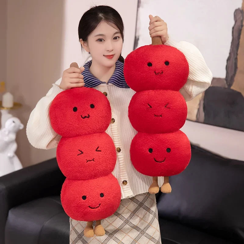 Tanghulu Plush Toy - Soft Candied Haws Pillow, 8-24" | 20-60 cm — image 5