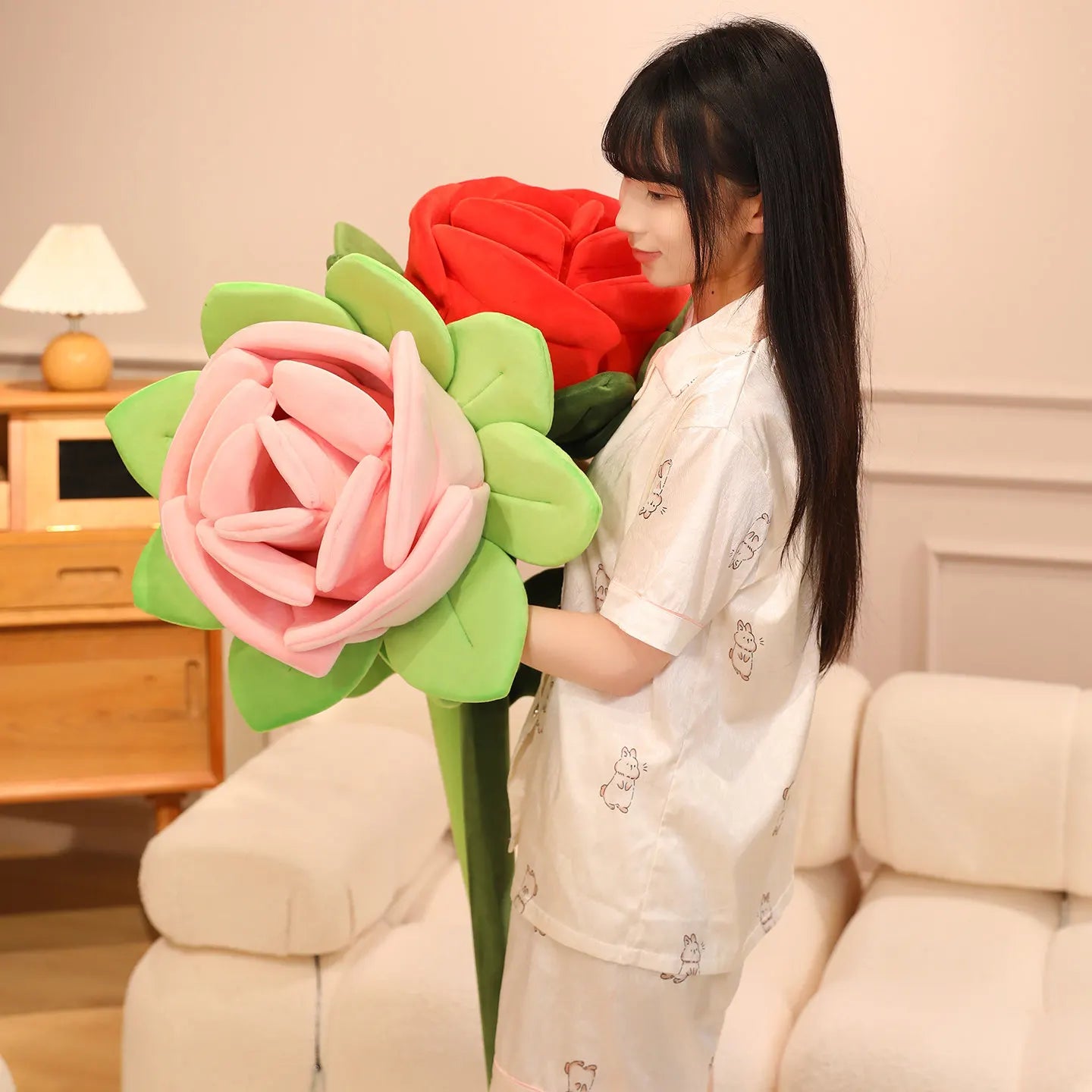 Giant Plush Rose Flower, 16-43" | 40-110 cm — image 3