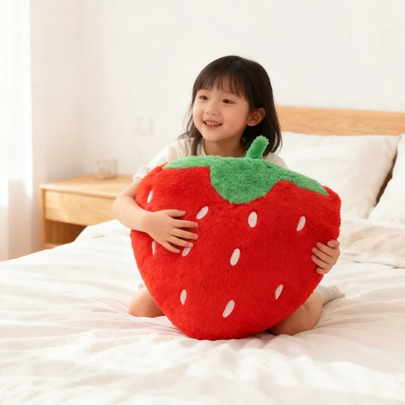 Strawberry Throw Pillow | Plush Fruit Sofa Cushion — image 5