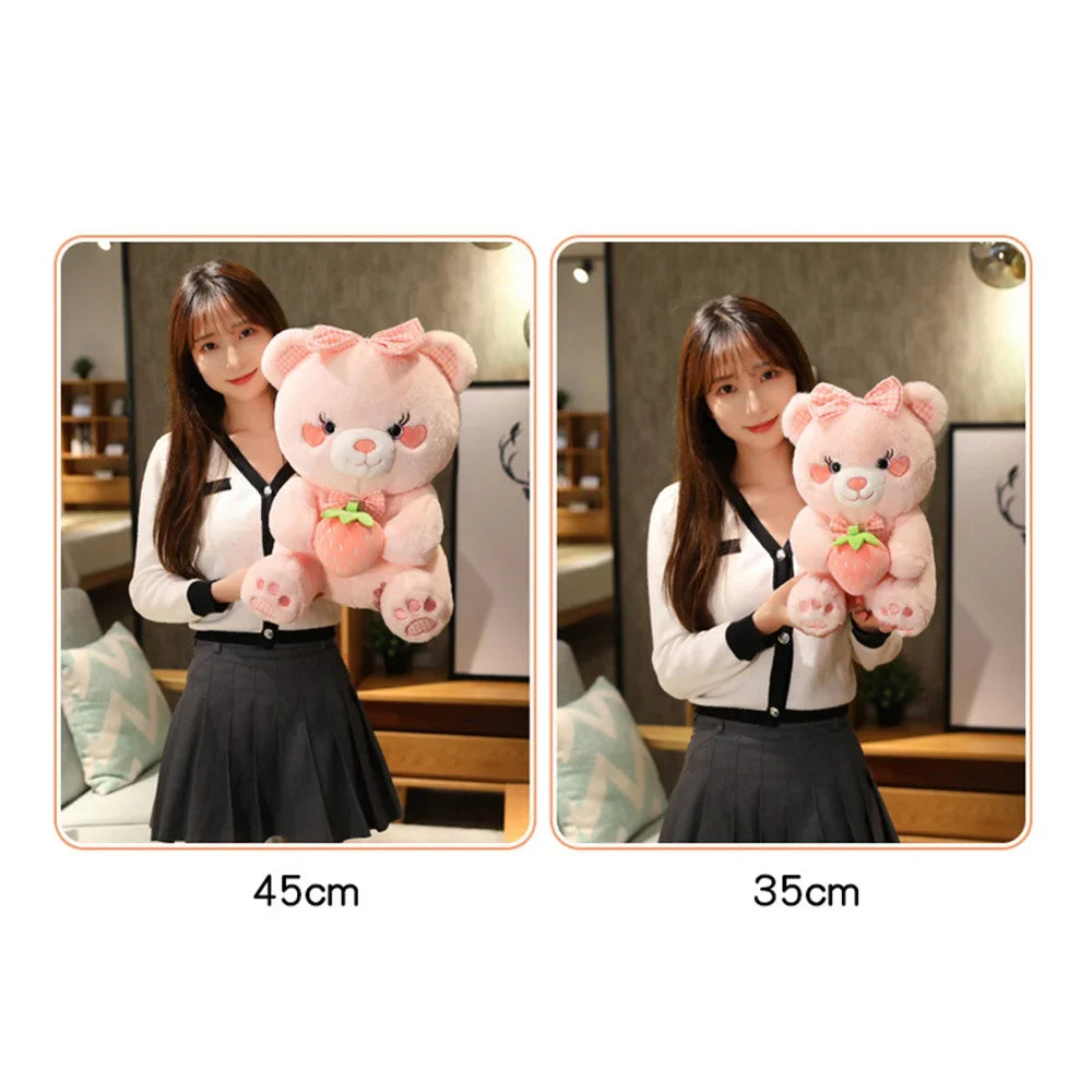 Strawberry Bear Stuffed Animal, 14-18" | 35-45 cm — image 2